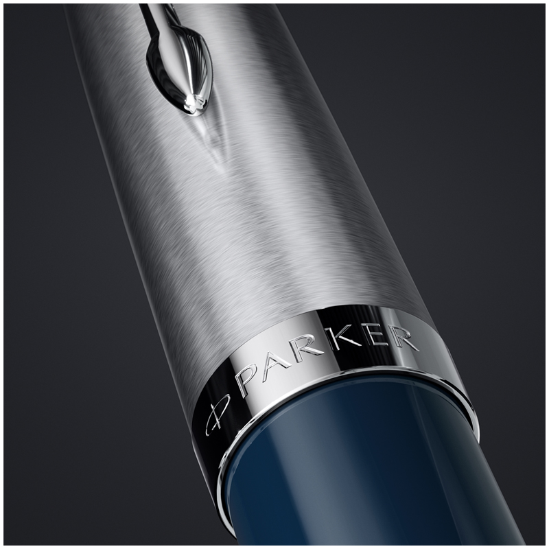Ручка шариковая Parker "51 Midnight Blue CT" черная, 1,0мм, поворот., подарочная упаковка - фото 3
