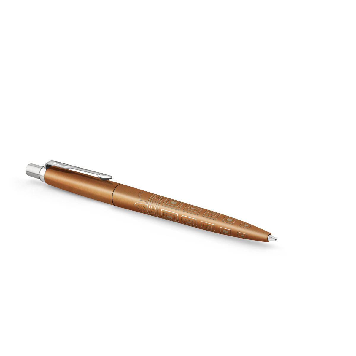 Ручка шариковая Parker "Jotter Rome Bronze CT" синяя, 1,0мм, кнопочн., подарочная упаковка - фото 3