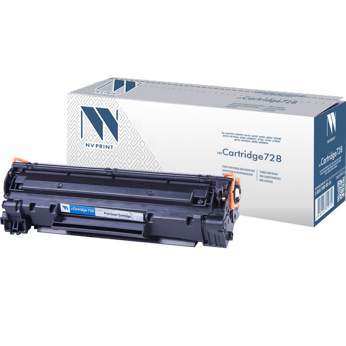Картридж лазерный NV PRINT (NV-728) для CANON MF4410/4430/4450/4550dn/4580dn, ресурс 2100 стр. - фото 1