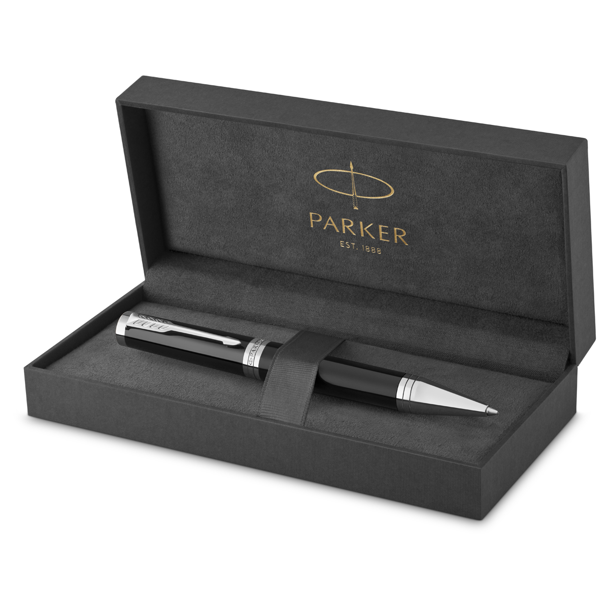 Ручка шариковая Parker "Ingenuity Black СT" черная, 1,0мм, подарочная упаковка - фото 4