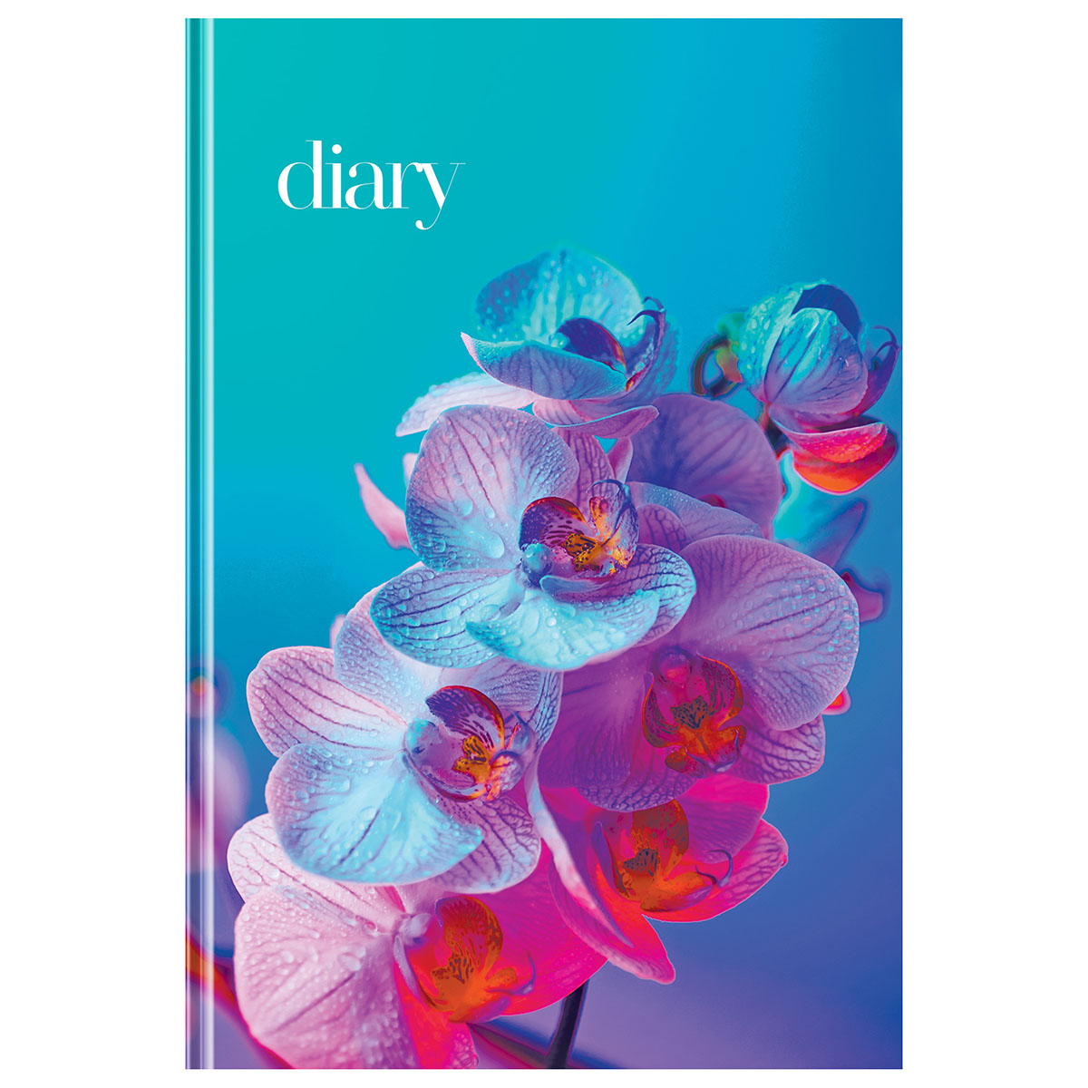 Ежедневник недатированный А5, 136л., ЛАЙТ, BG "Орхидея", глянцевая ламинация - фото 1