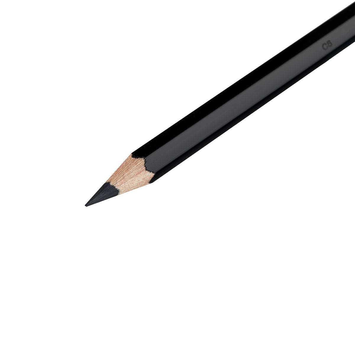 Набор карандашей ч/г матовых Faber-Castell "Pitt Graphite Matt" 2B, 4B, 6B, 8B, 10B, 12B, заточ., метал.кор - фото 4