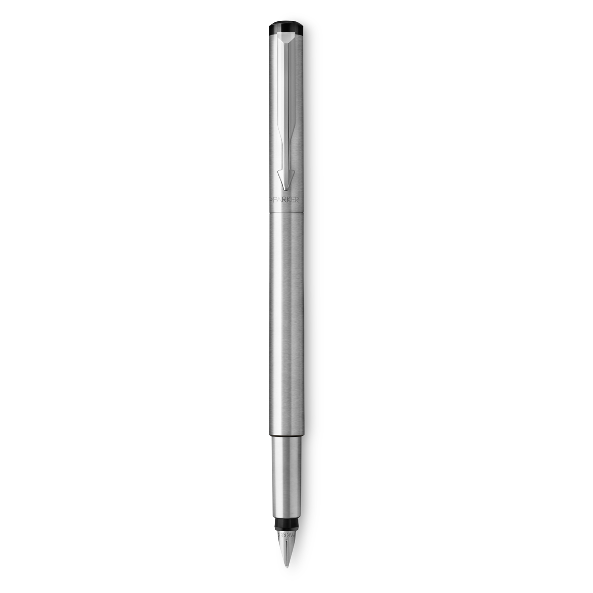 Ручка перьевая Parker "Vector Stainless Steel" синяя, 0,8мм, подарочная упаковка - фото 1