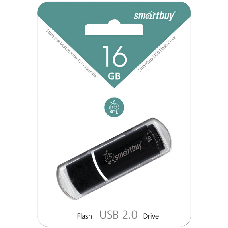 Флеш-память Smartbuy Crown, 16Gb, USB 2.0, чер, SB16GBCRW-K - фото 3
