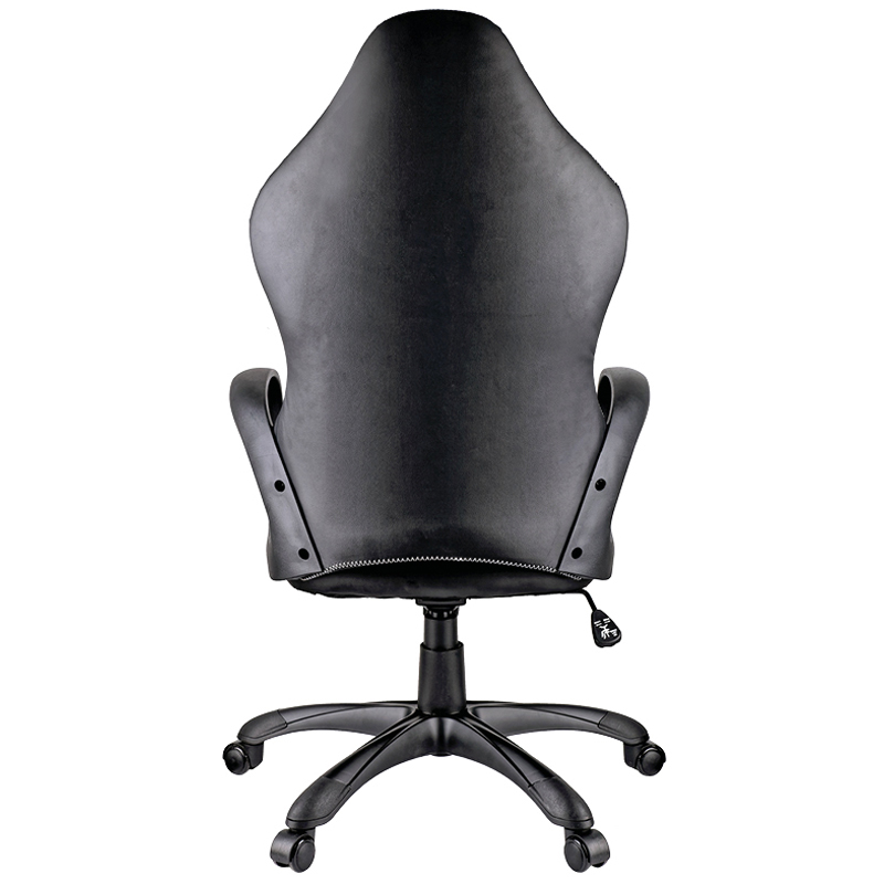 Кресло игровое Helmi HL-S02 "Virage", экокожа/ткань черная - фото 4
