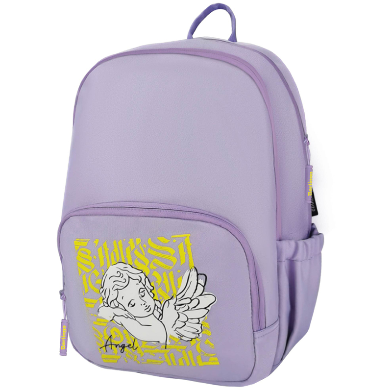 Рюкзак Berlingo Light "Angel lilac" 39,5*28*16см, 2 отделения, 3 кармана, уплотненная спинка - фото 1