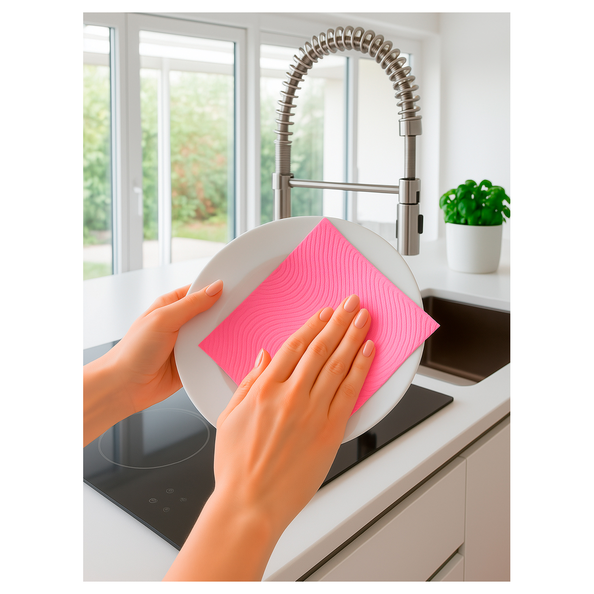 Салфетки хозяйственные губчатые 18х18см 2шт./уп. PACLAN Салфетки хозяйственные губчатые 18х18см 2шт./уп. PACLAN - фото 4