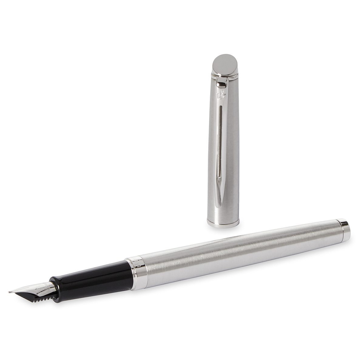 Ручка перьевая Waterman "Hemisphere Stainless Steel PT" синяя, 0,8мм, подарочная упаковка - фото 3