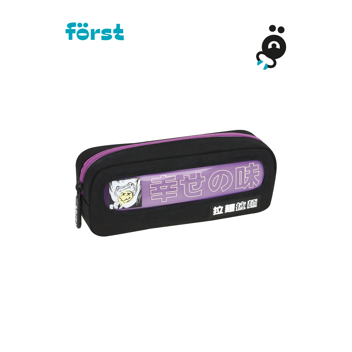 Пенал мягкий с прозрачным окошком, 1 отделение, 205*80*50 F?rst "Smile", текстиль с ПВХ - фото 2