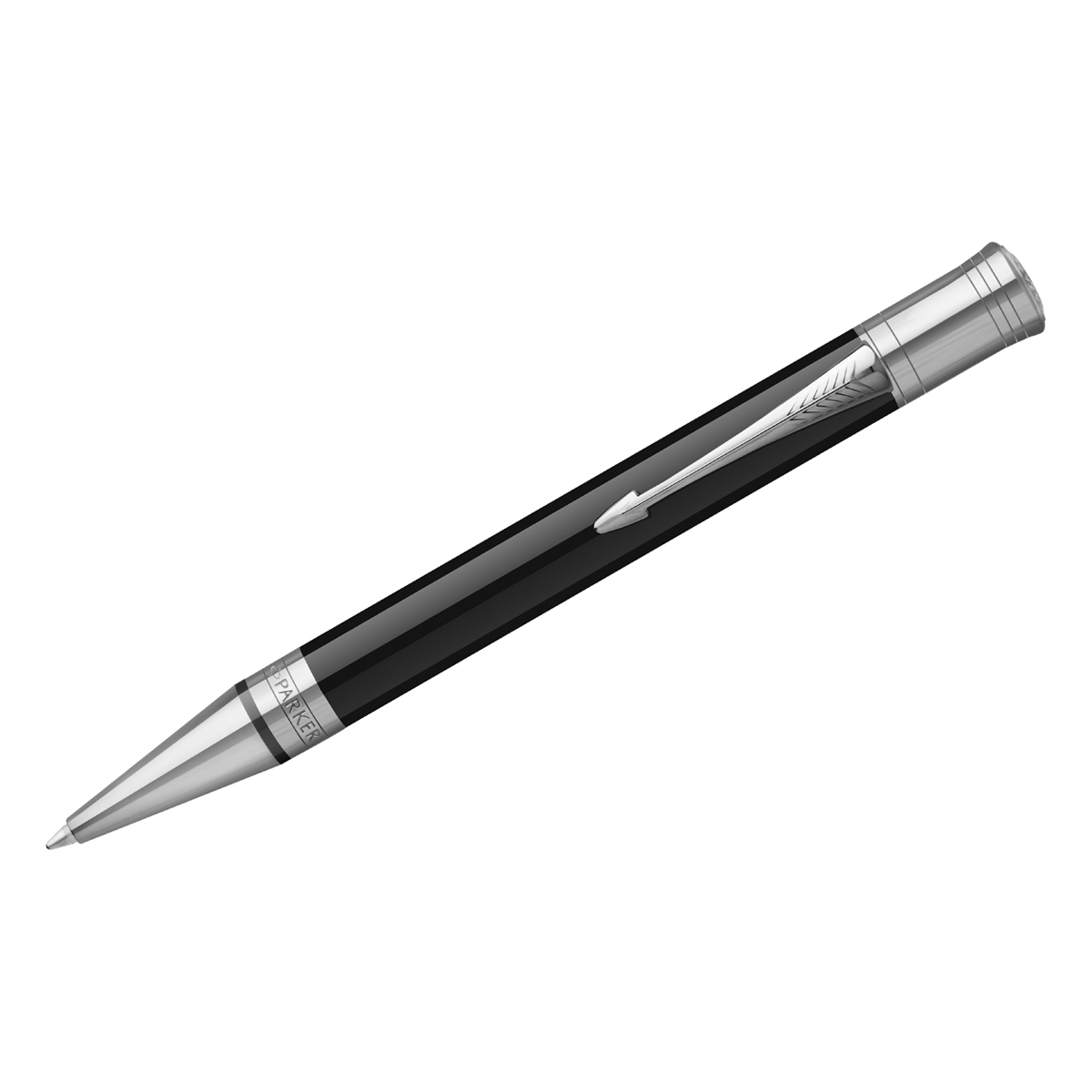 Ручка шариковая Parker "Duofold Black CT" черная, 1,0мм, подарочная упаковка - фото 1