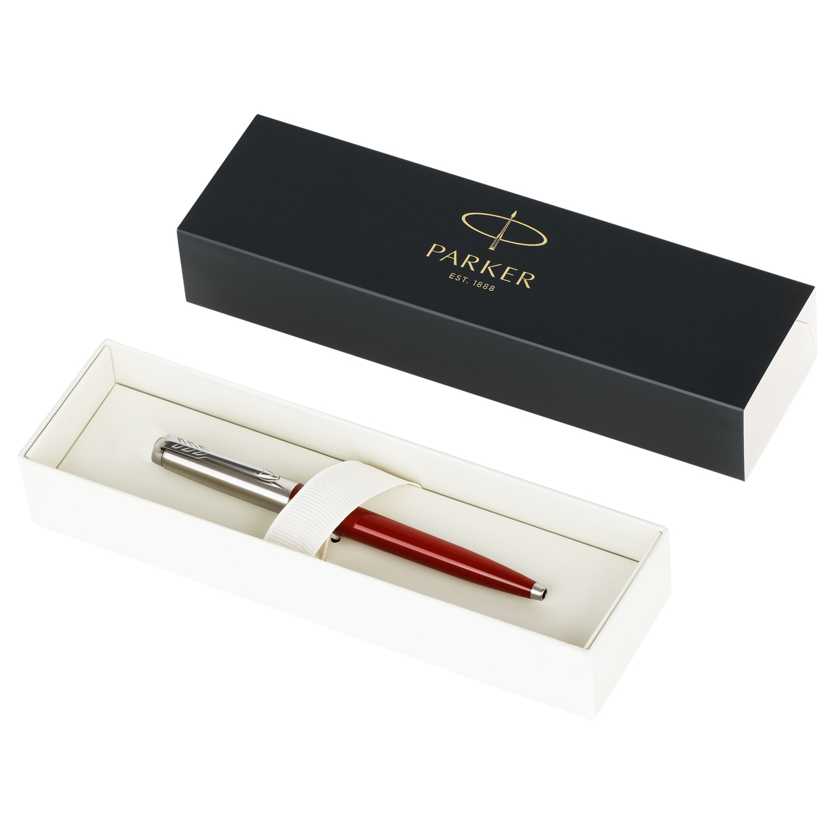 Ручка шариковая Parker "Jotter Originals Recycled Red CT" синяя, 1,0мм, кнопочн., подарочная упаковка - фото 4