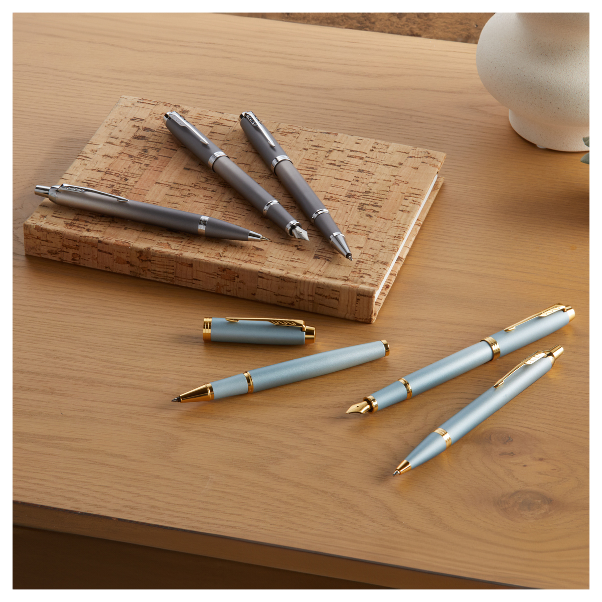 Ручка шариковая Parker "IM Rituals GREY Gradient CT" синяя, 1,0мм, кнопочн., подарочная упаковка - фото 6