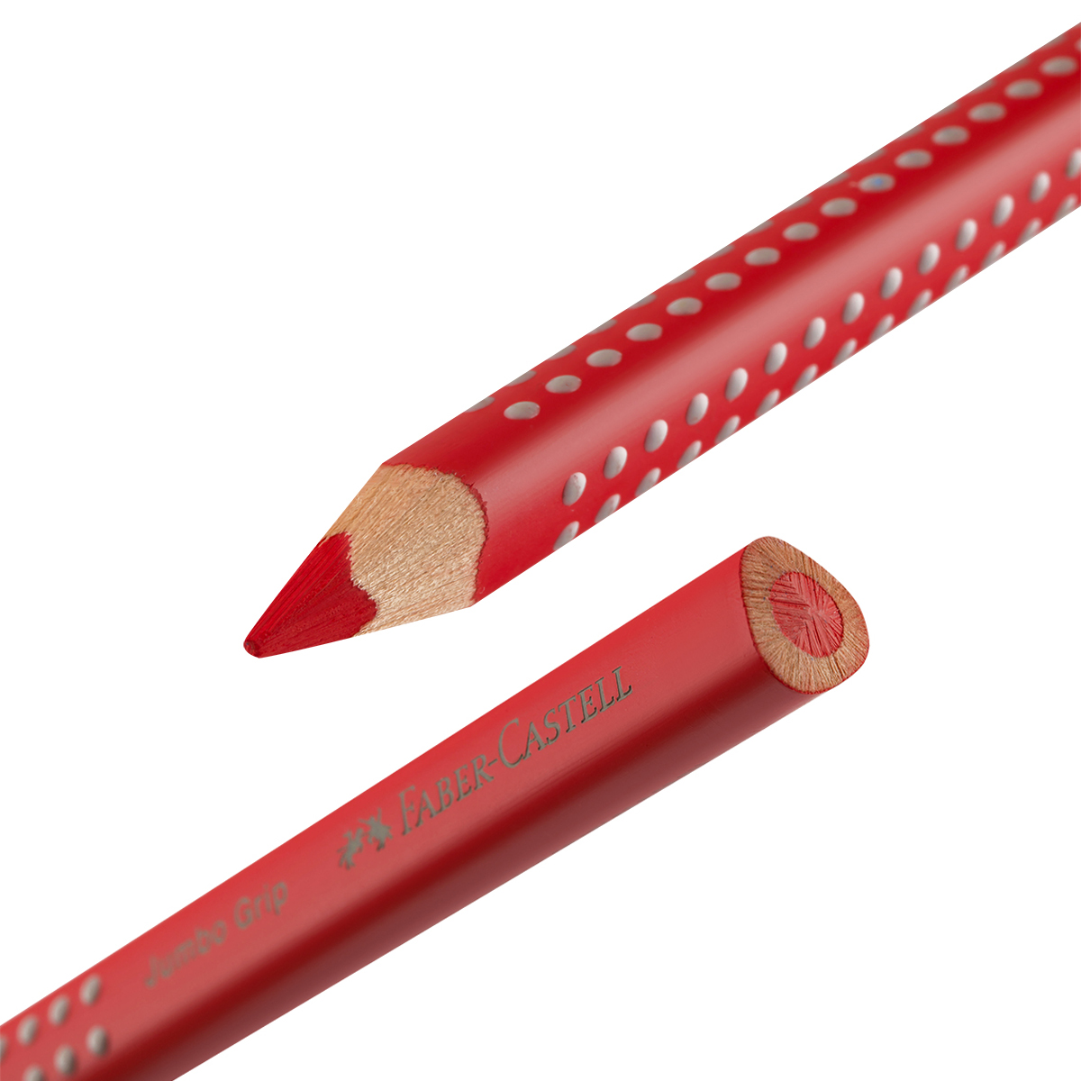 Карандаши цветные Faber-Castell "Jumbo Grip", 12цв., трехгран., утолщен., заточен., картон, европодв - фото 5