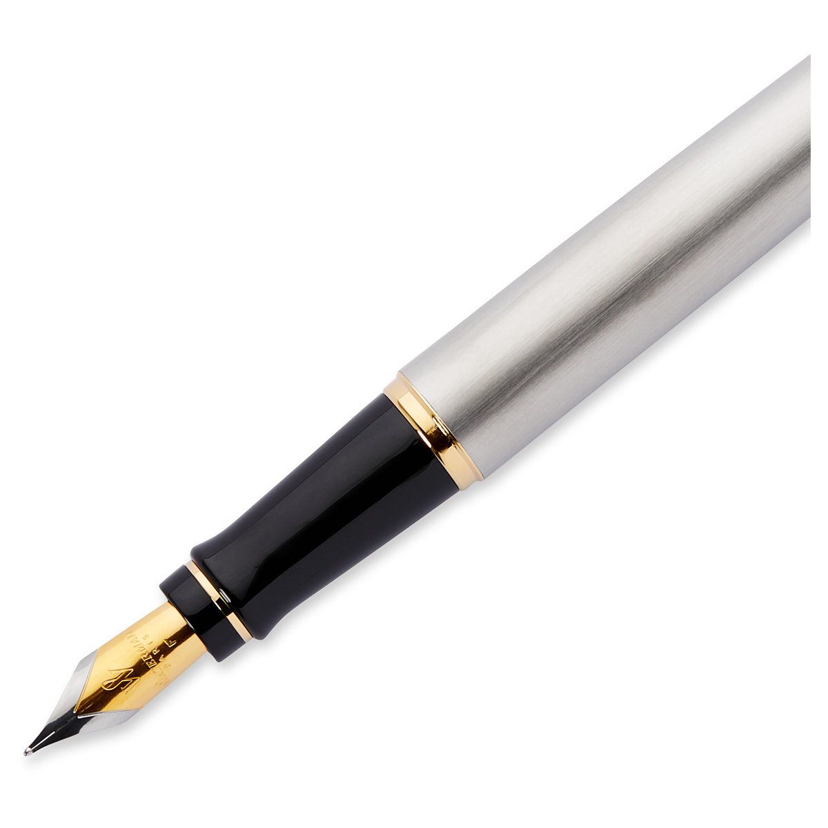 Ручка перьевая Waterman "Expert Stainless Steel GT", синий, 0,8мм, подарочная упаковка - фото 4