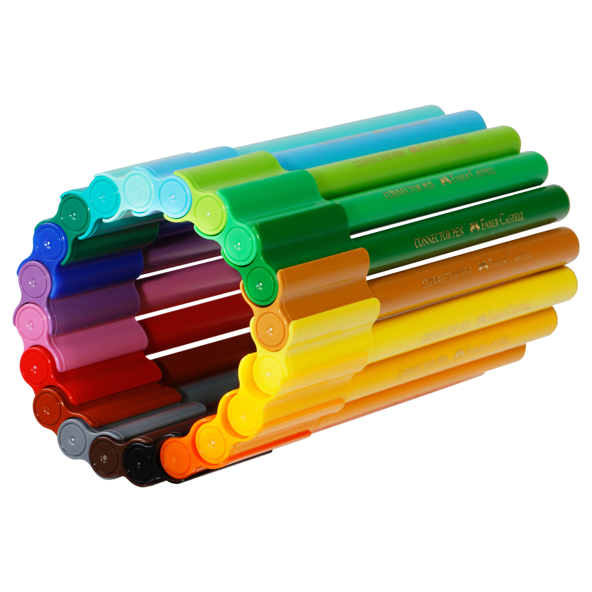Набор для рисования Faber-Castell "Connector Dinosaur" 20 фломастеров - фото 7