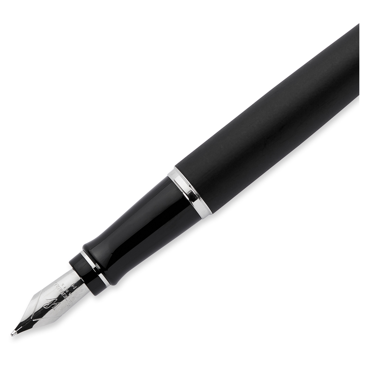 Ручка перьевая Waterman "Expert Matt Black CT" синяя, 1,0мм, подарочная упаковка - фото 2