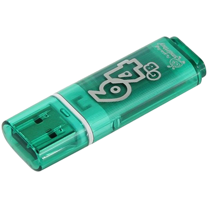 Флеш-память Smartbuy Glossy, 64Gb, USB 2.0, зел, SB64GBGS-G - фото 2