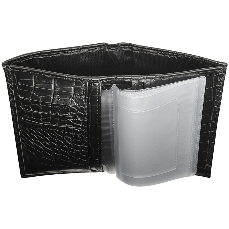 Портмоне водителя OfficeSpace иск. кожа, черный, крокодил - фото 2