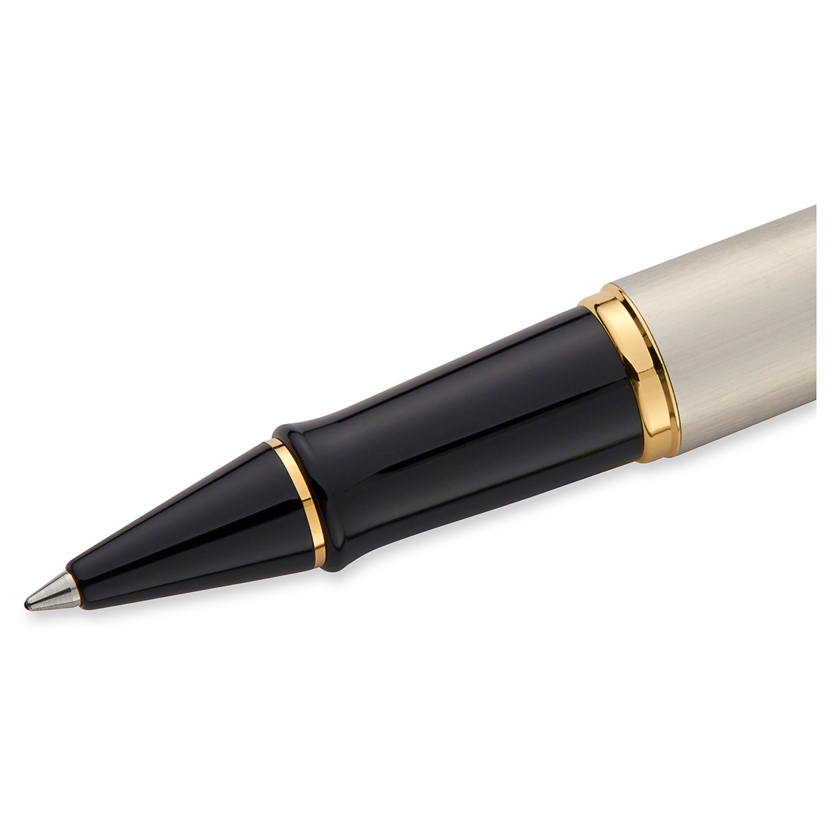 Ручка-роллер Waterman "Expert Stainless Steel GT" черная, 0,8мм, подарочная упаковка - фото 2