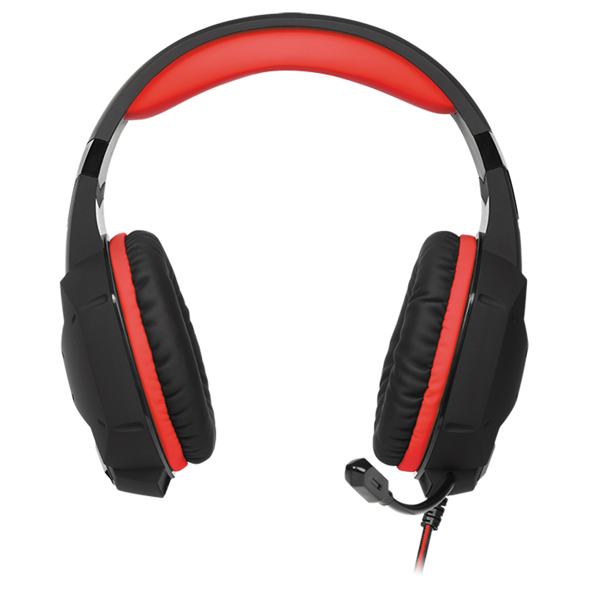 Наушники с микрофоном Sven AP-G988MV (с регулятором громкости), 2,2м, красный, черный - фото 2