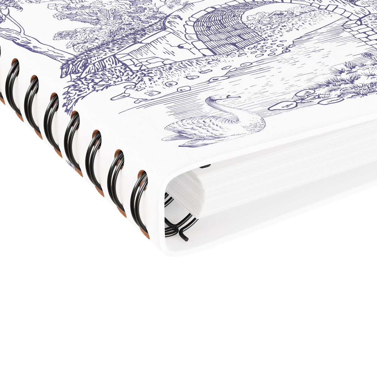 Ежедневник недатированный, А5, 136л., мягкий переплет, экокожа, BG "Embrace. Serenity", на гребне, подарочная  коробка, ручка в комплекте - фото 5