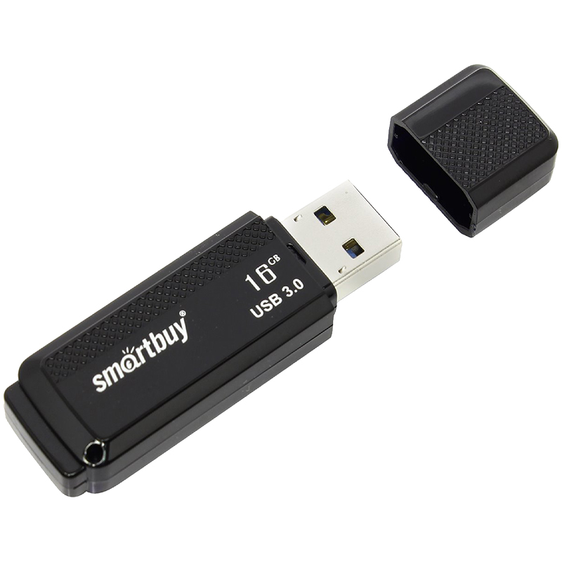 Флеш-память Smartbuy 16GB Dock Black 3.0(SB16GBDK-K3) - фото 1