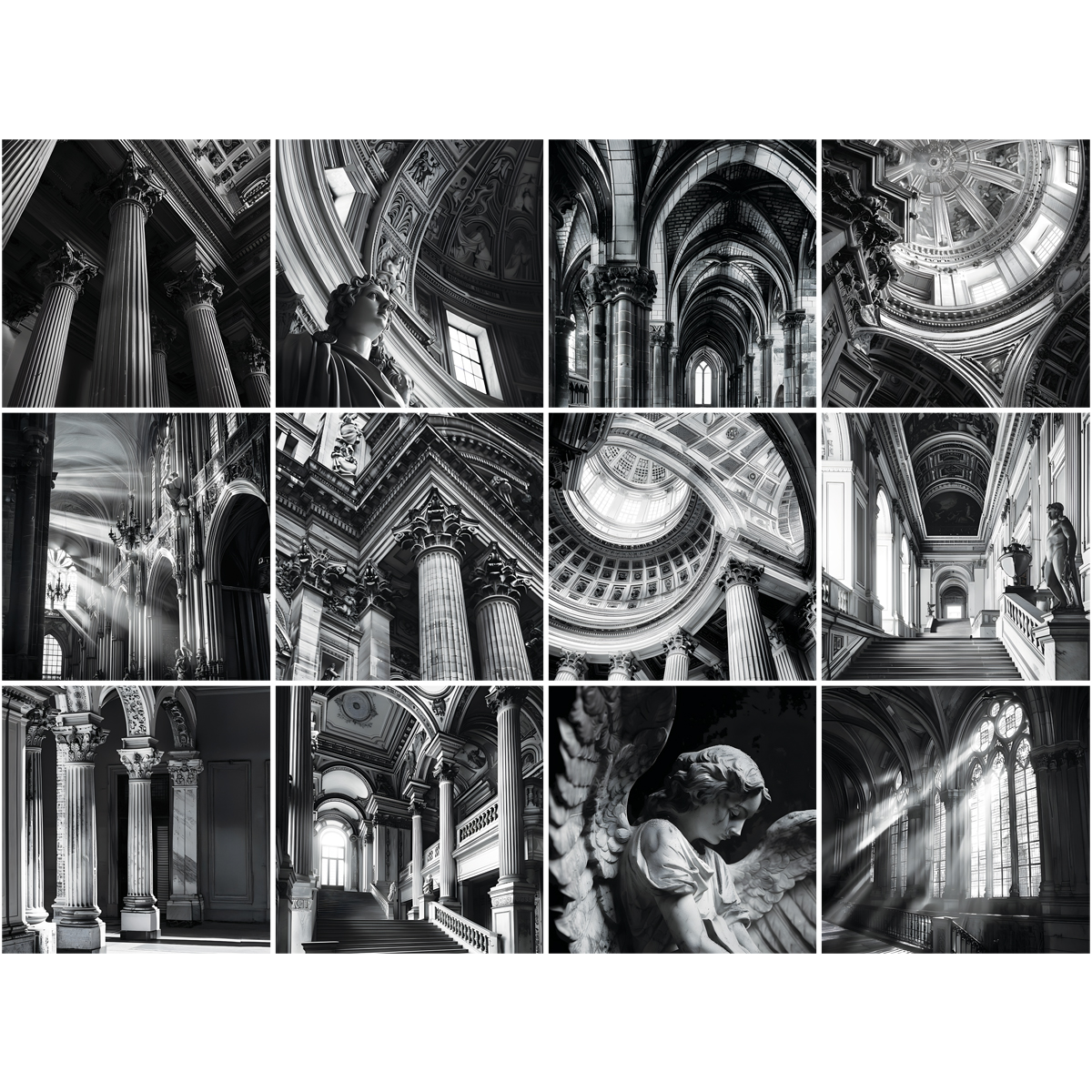 Календарь настенный перекидной на скрепке, 290*290 мм 12л. BG "Архитектура", 2026г. - фото 3