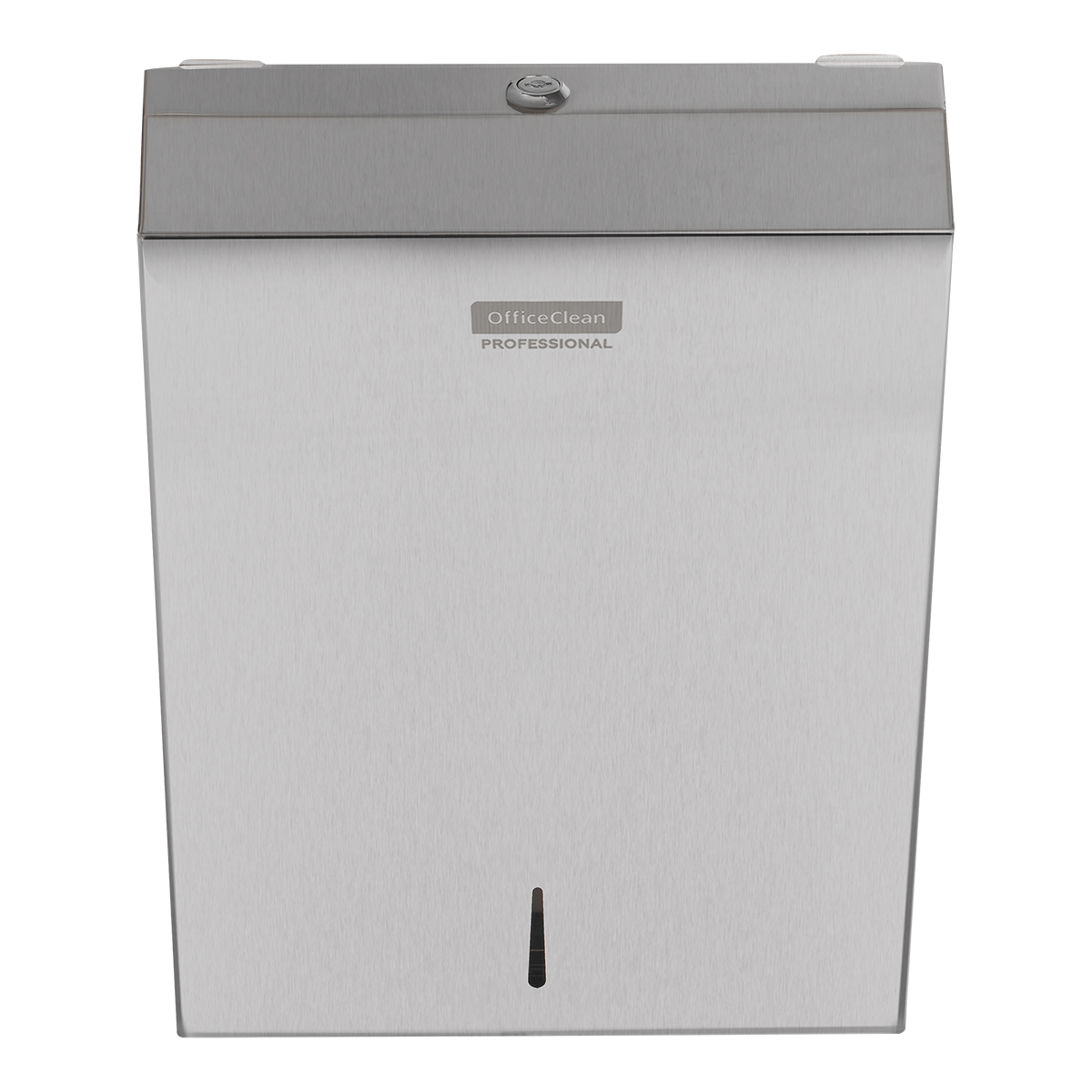 Диспенсер для полотенец листовых OfficeClean Professional (V-сл.), нержавеющая сталь - фото 3