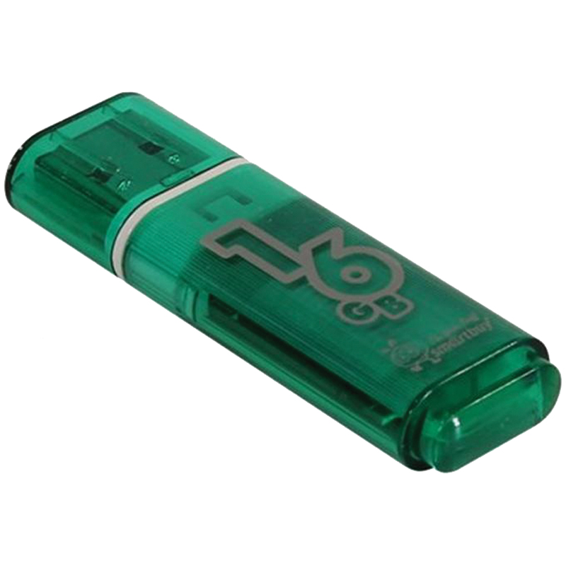 Флеш-память Smartbuy Glossy, 16Gb, USB 2.0, зел, SB16GBGS-G - фото 2