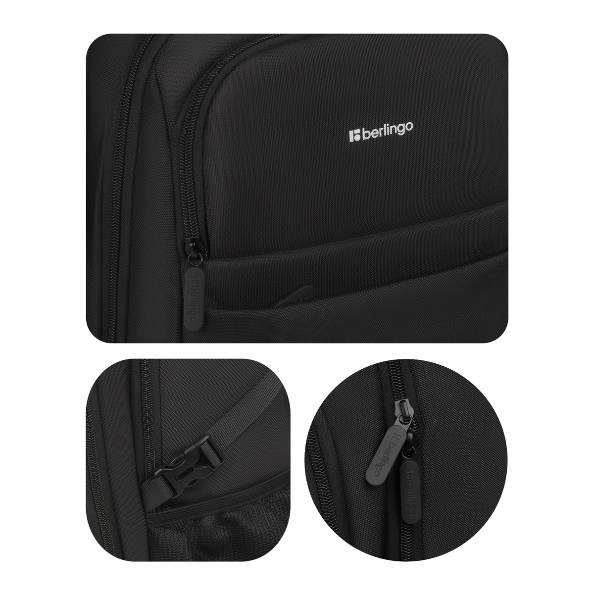 Рюкзак Berlingo City "Smart" 47*33*19см, 2 отделения, 5 карманов, отделение для ноутбука, эргономическая спинка - фото 9