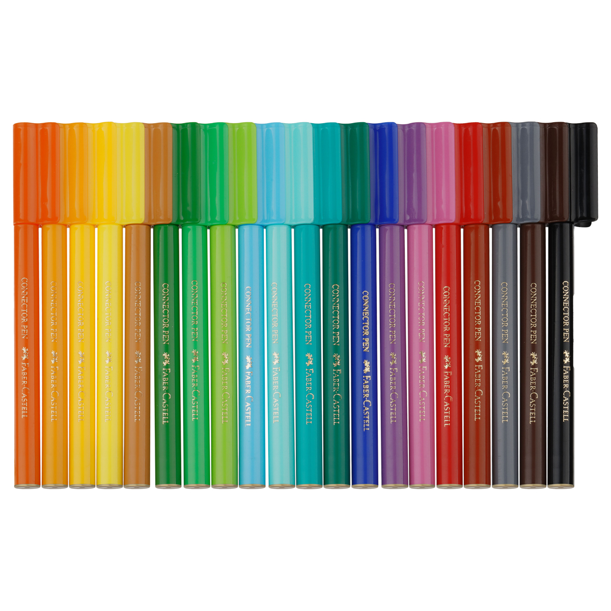 Набор для рисования Faber-Castell "Connector Dinosaur" 20 фломастеров - фото 3