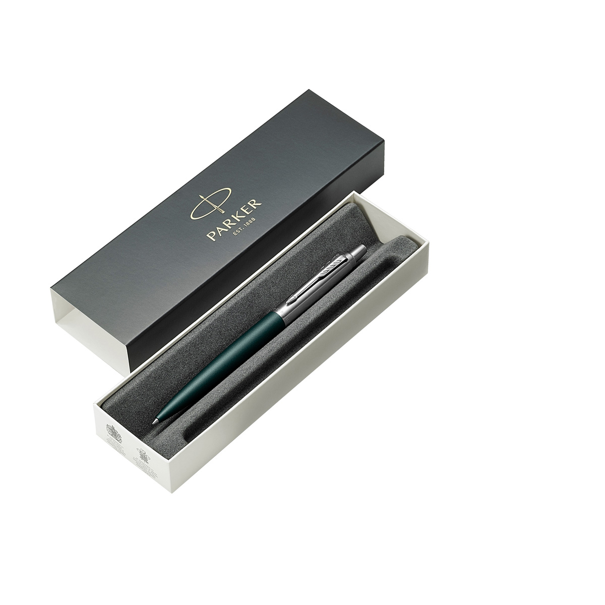 Ручка шариковая Parker "Jotter XL Green CT" синяя, 1,0мм, кнопочн., подарочная упаковка - фото 4
