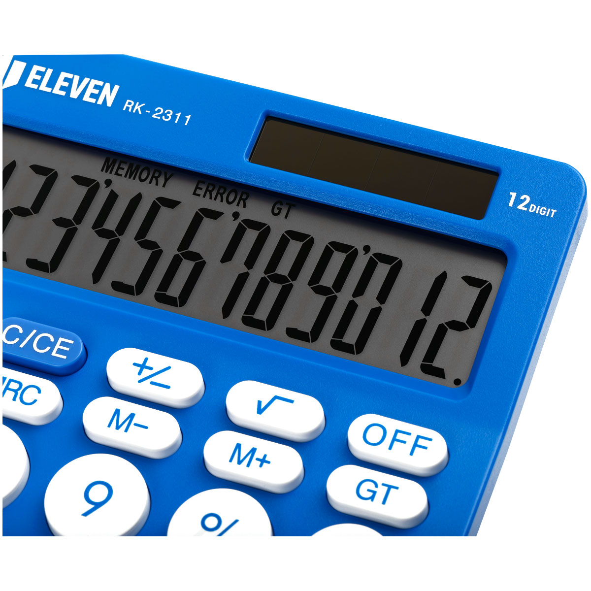 Калькулятор настольный Eleven RK-2311-BL, 12 разрядов, двойное питание, 143*192*26мм, голубой - фото 4