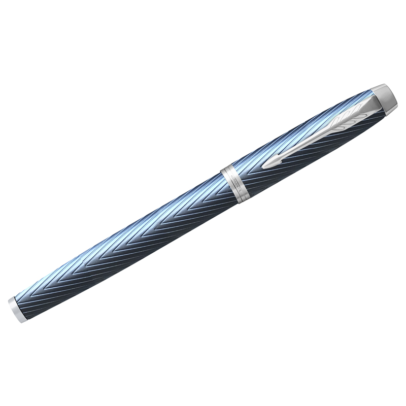Ручка перьевая Parker "IM Premium Blue Grey CT" синяя, 0,8мм, подарочная упаковка - фото 2