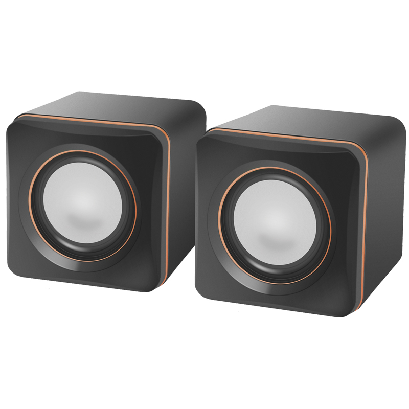 Колонки Defender SPK 33, 2*2,5W, питание от USB, черный - фото 1