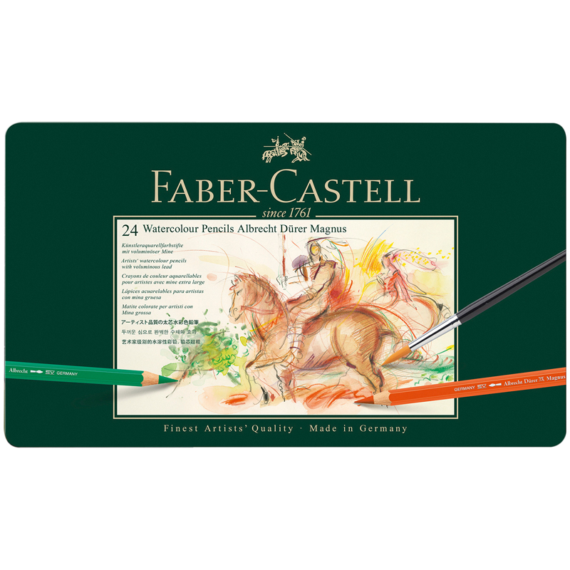 Карандаши акварельные художественные Faber-Castell "Albrecht D?rer Magnus", 24цв - фото 1