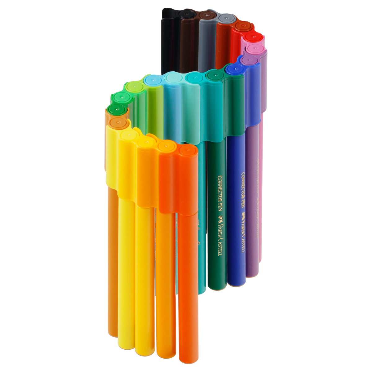 Набор для рисования Faber-Castell "Connector Dinosaur" 20 фломастеров - фото 8