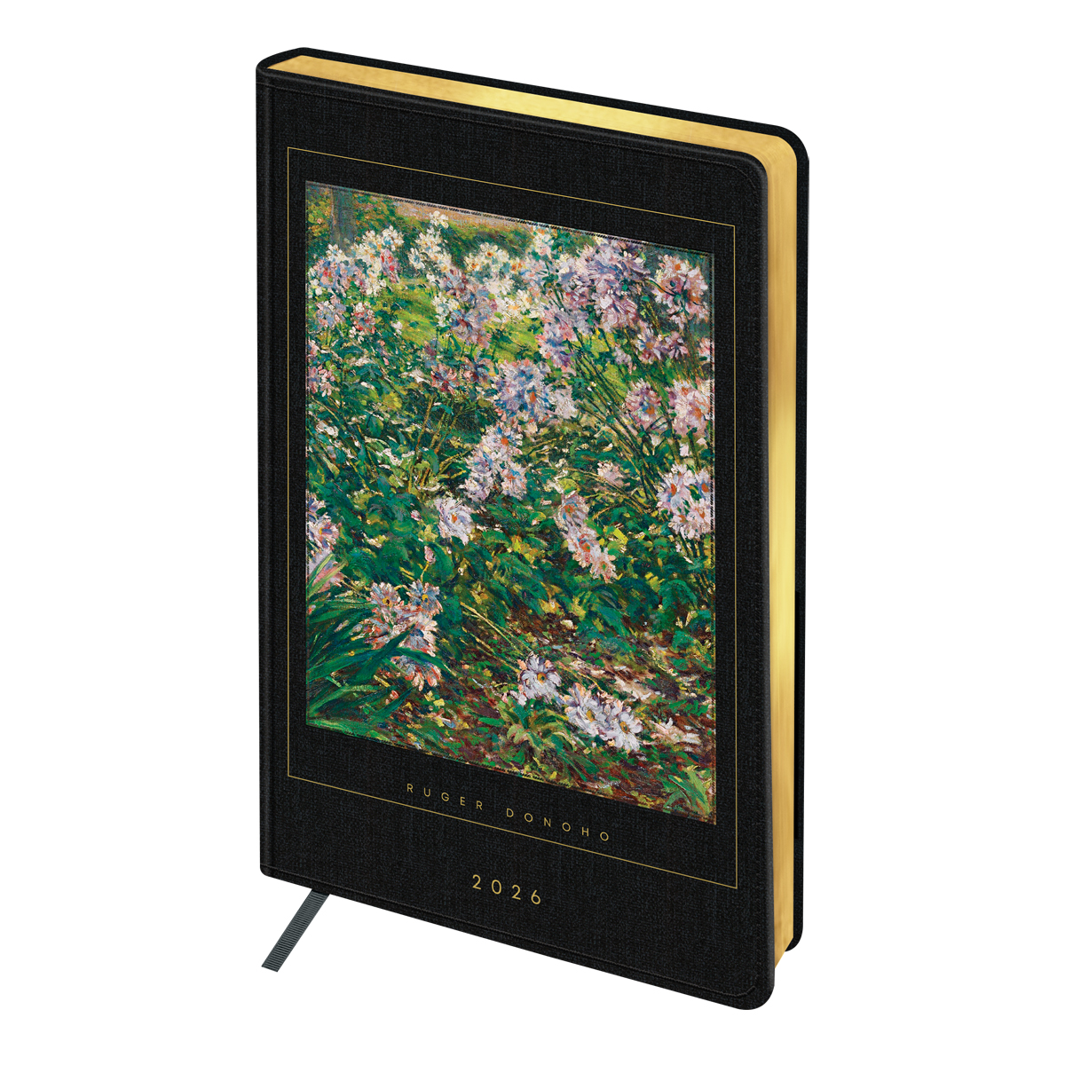 Ежедневник датированный 2026г., А5, 176л., твердый переплет, кожзам, Greenwich Line "High Art. Donoho", золотой срез - фото 2