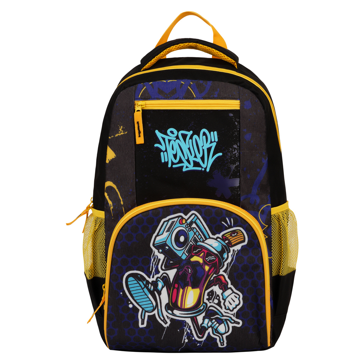 Рюкзак ArtSpace School "Graffiti", 44*31*16см, 1 отделение, 4 кармана, уплотн. спинка - фото 1
