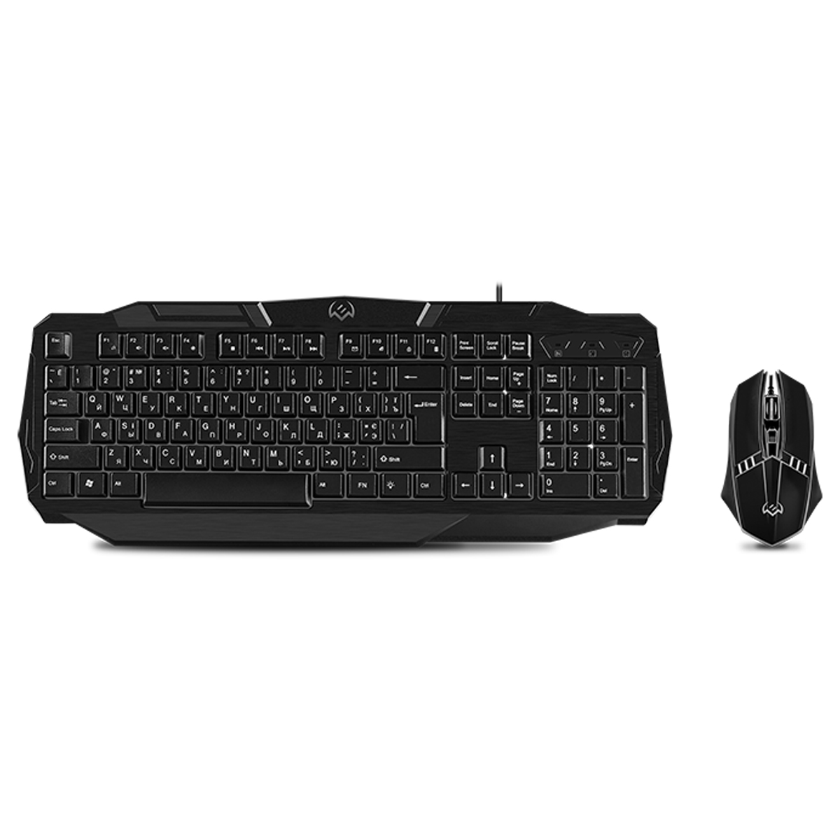 Комплект клавиатура + мышь Sven GS-9100, USB, подсветка, черный - фото 2