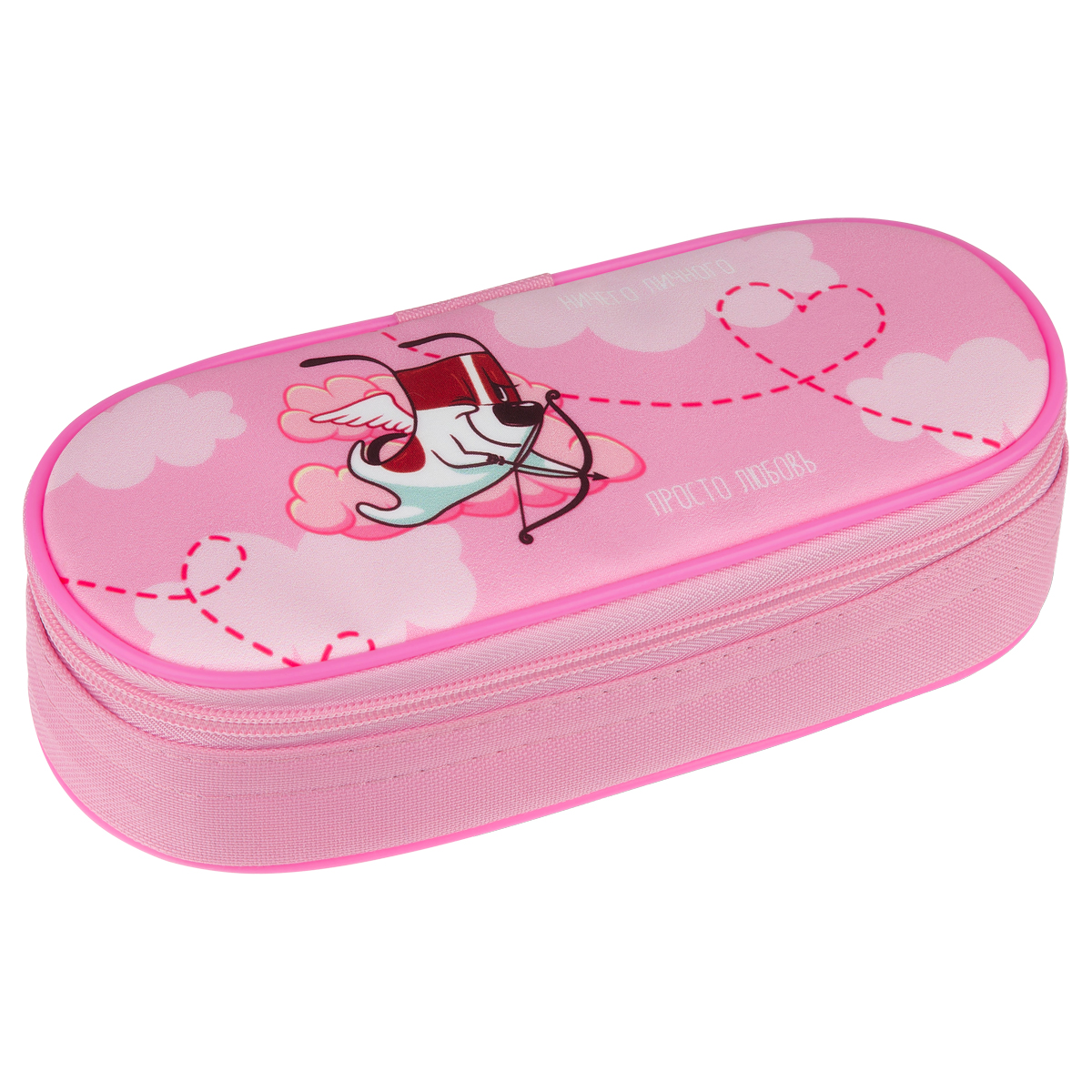 Пенал корпусный 1 отделение, 220*95*50 Мульти-Пульти "Ничего личного", полиэстер - фото 2