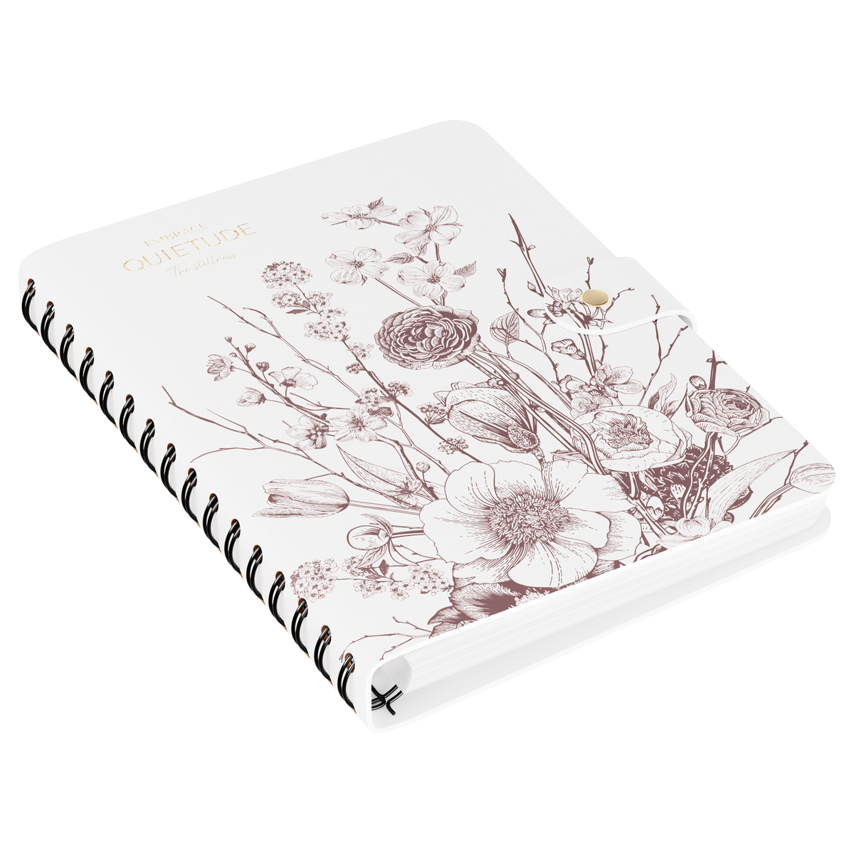 Ежедневник недатированный, А5, 136л., мягкий переплет, экокожа, BG "Embrace.Calmness", на гребне, подарочная  коробка, ручка в комплекте - фото 3