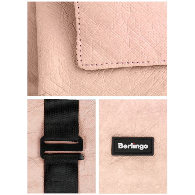 Рюкзак Berlingo Trends "Eco pink" 36*28,5*13см, 1 отделение, тайвек - фото 8