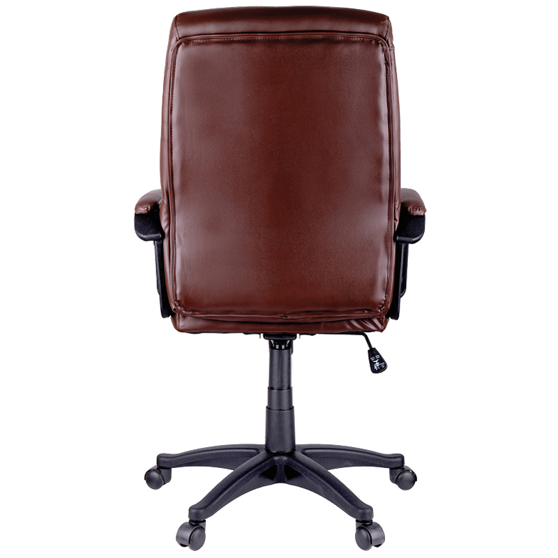 Кресло руководителя Helmi HL-E02 "Income", экокожа коричневая - фото 4