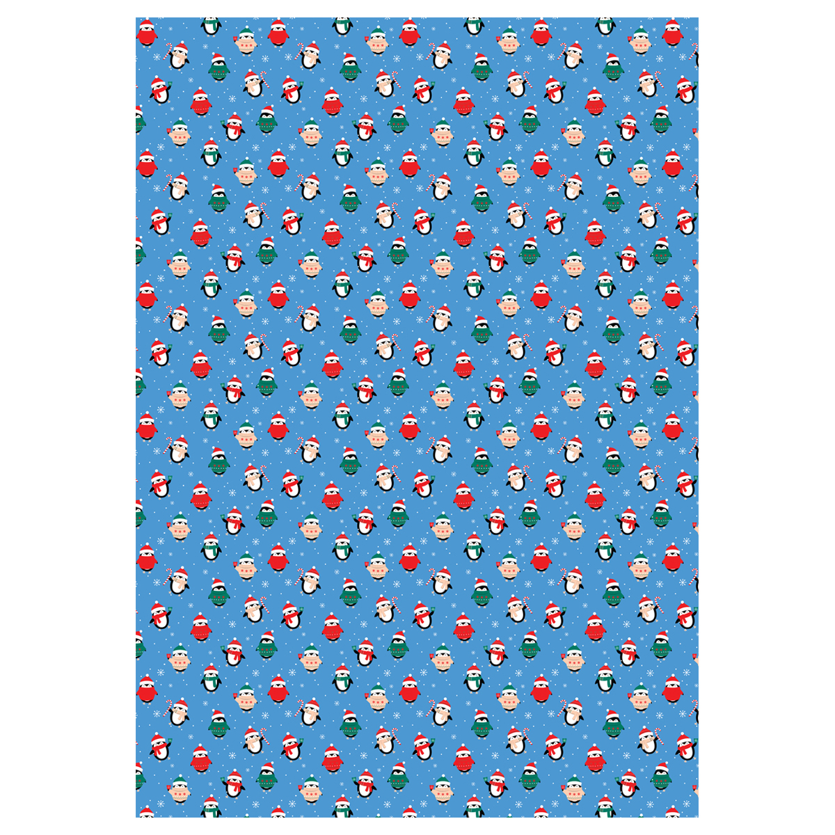 Упаковочная бумага глянц. 70*100см, MESHU "Время чудес", 80 г/м2, ассорти, 4 дизайна - фото 4