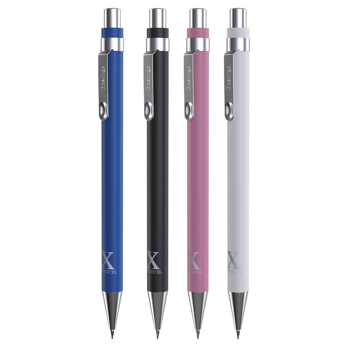 Карандаш механический Berlingo "X" 0,5мм, с ластиком, ассорти - фото 1