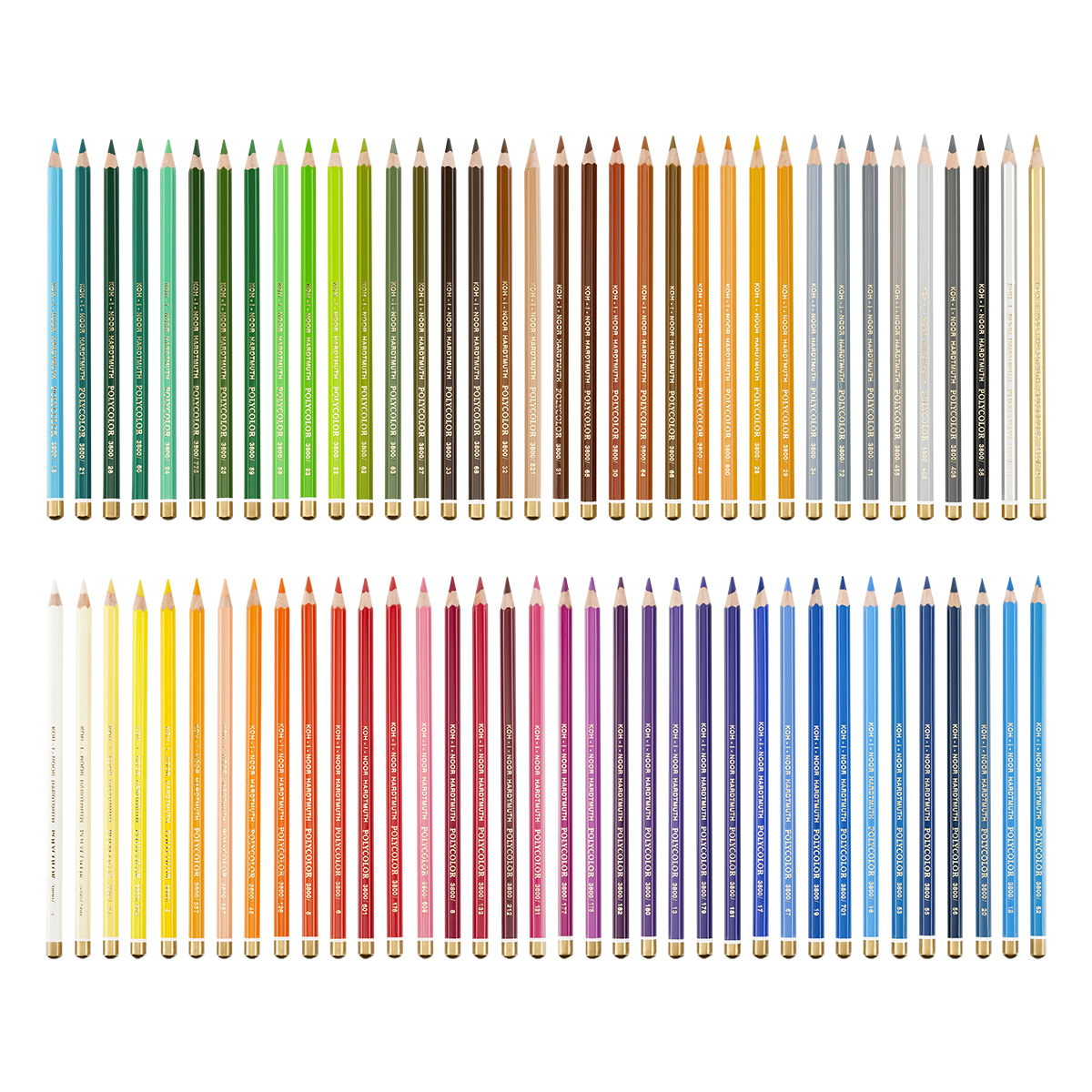 Карандаши цветные художественные KOH-I-NOOR "Polycolor", 72 цвета, 3,8 мм, металлическая коробка, 3827072001PL - фото 6