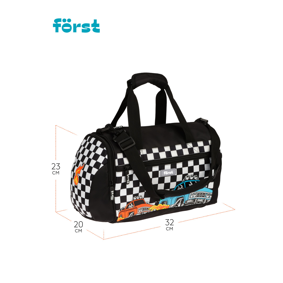 Сумка F?rst "Racing" 23*32*20см, 1 отделение, 3 кармана - фото 3