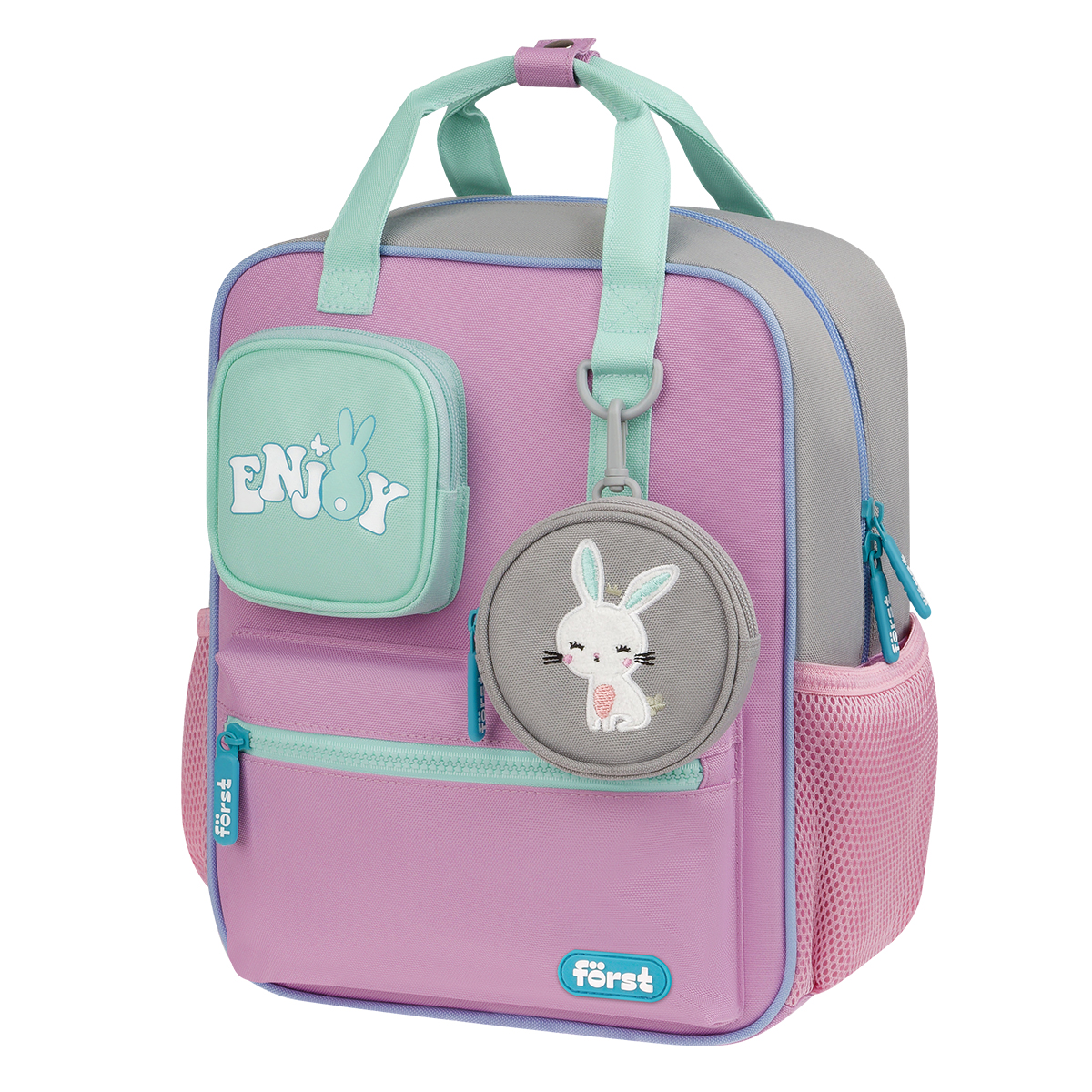 Рюкзак F?rst F-Kids "Enjoy!" 30,5*25,5*12см, 1 отделение, 5 карманов, эргономичная спинка - фото 1
