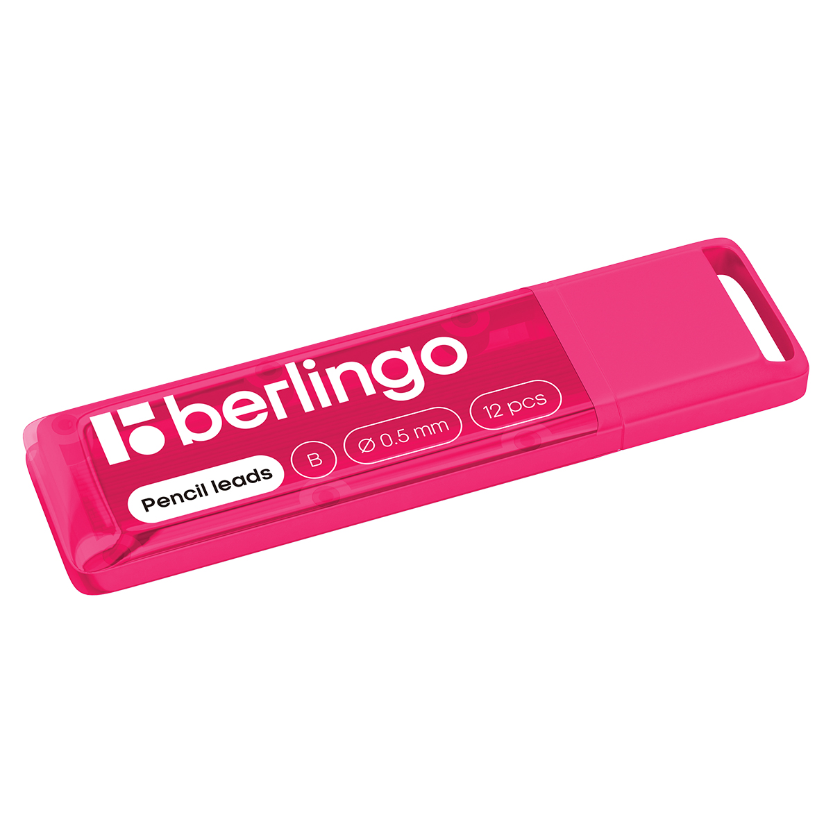 Грифели для механических карандашей Berlingo, 12шт., 0,5мм, B - фото 2